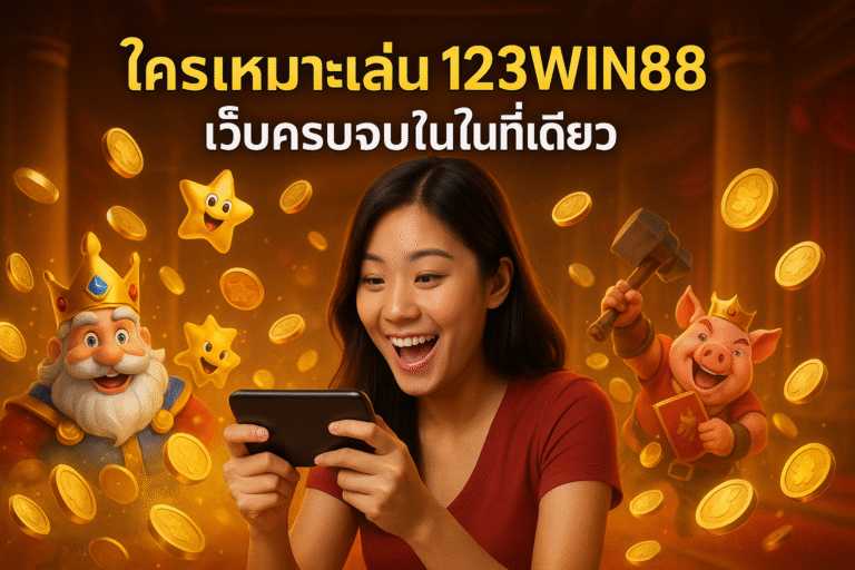 ใครเหมาะเล่น 123WIN88 เว็บครบจบในที่เดียว