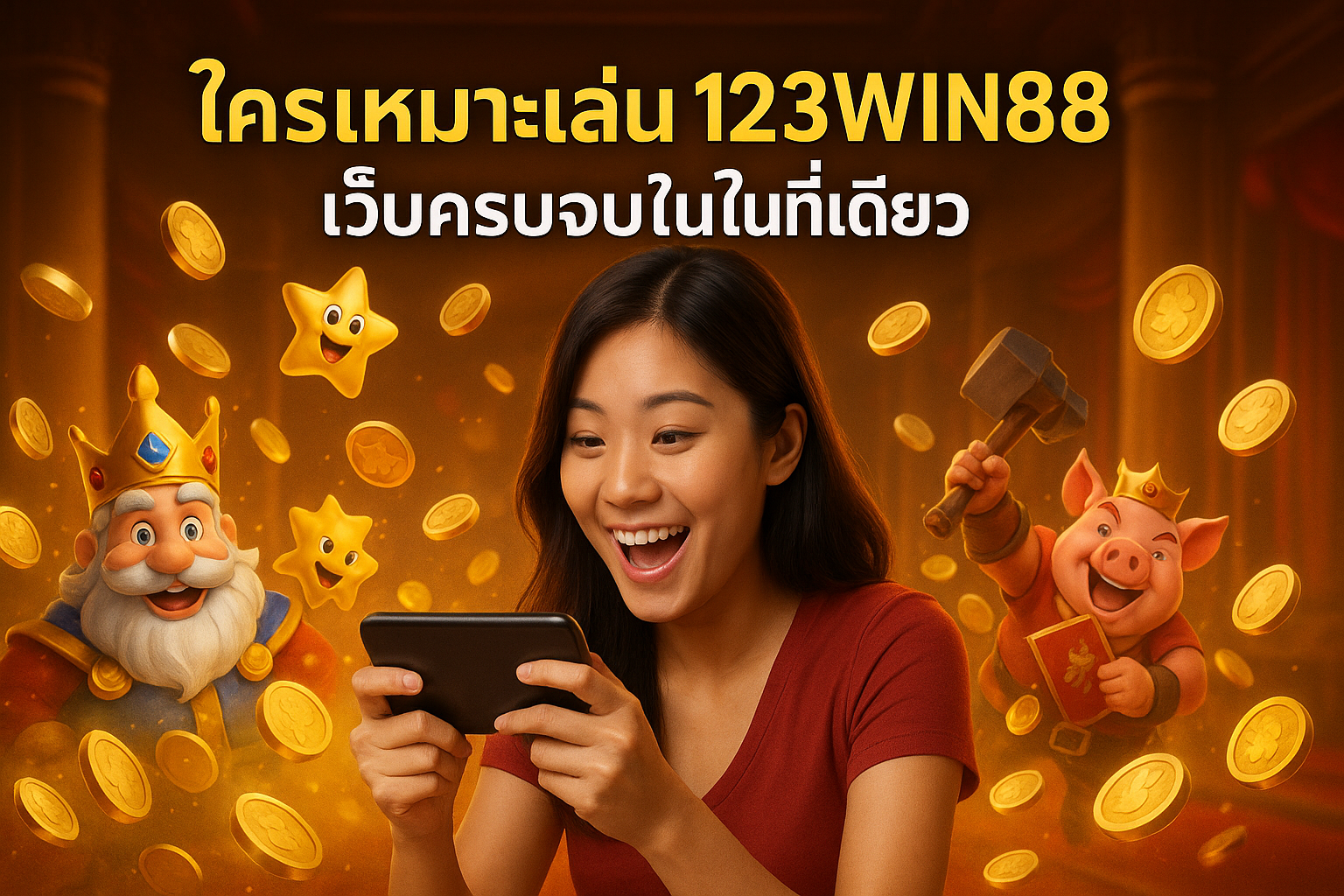 ใครเหมาะเล่น 123WIN88 เว็บครบจบในที่เดียว