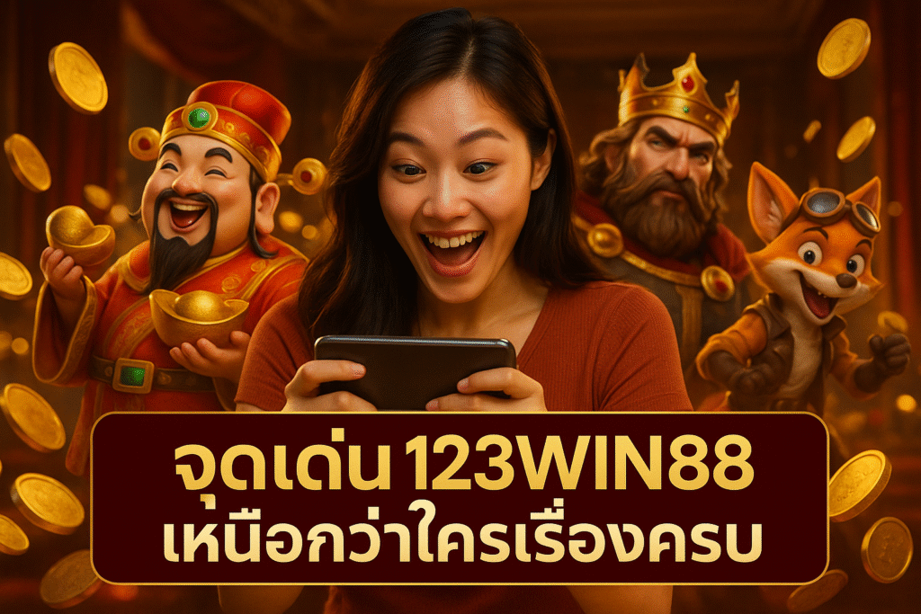 จุดเด่น 123WIN88 เหนือกว่าใครเรื่องครบ