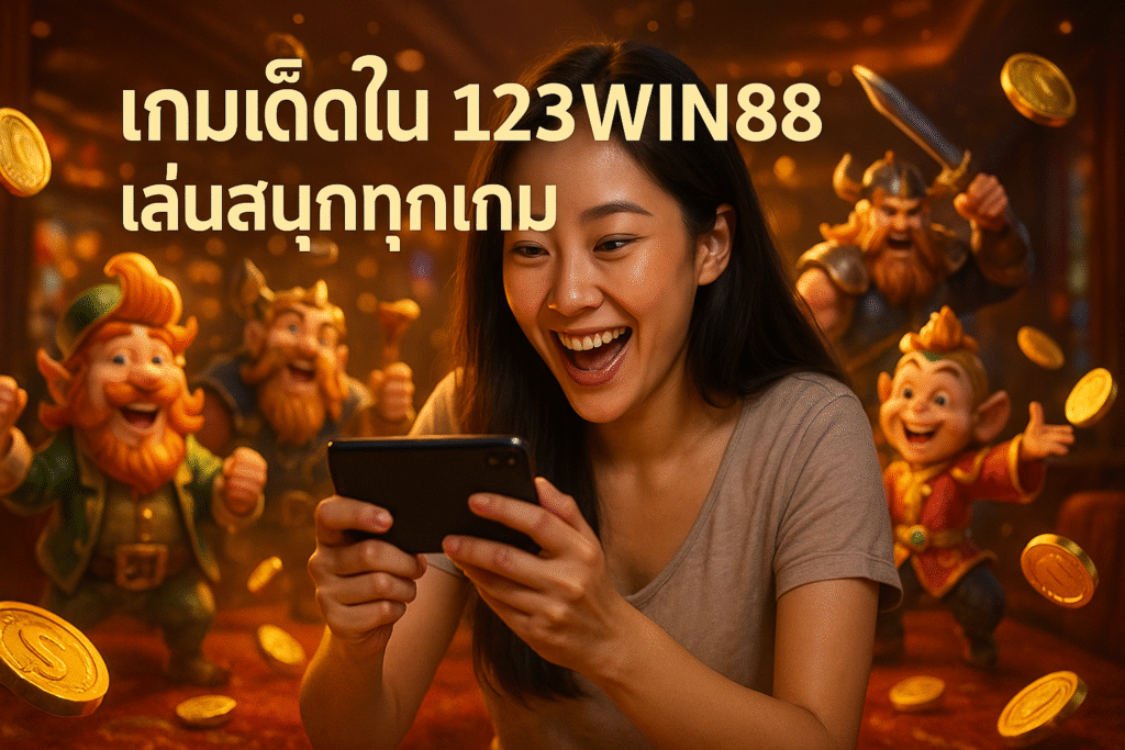 เกมเด็ดใน 123WIN88 เล่นสนุกทุกเกม