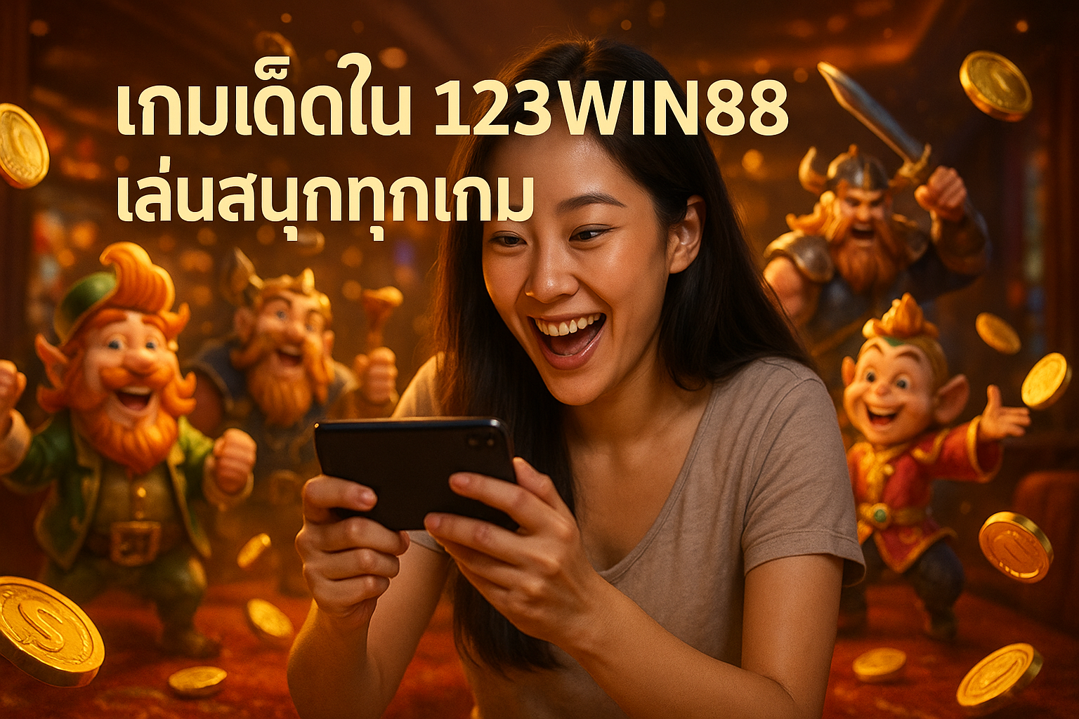 เกมเด็ดใน 123WIN88 เล่นสนุกทุกเกม
