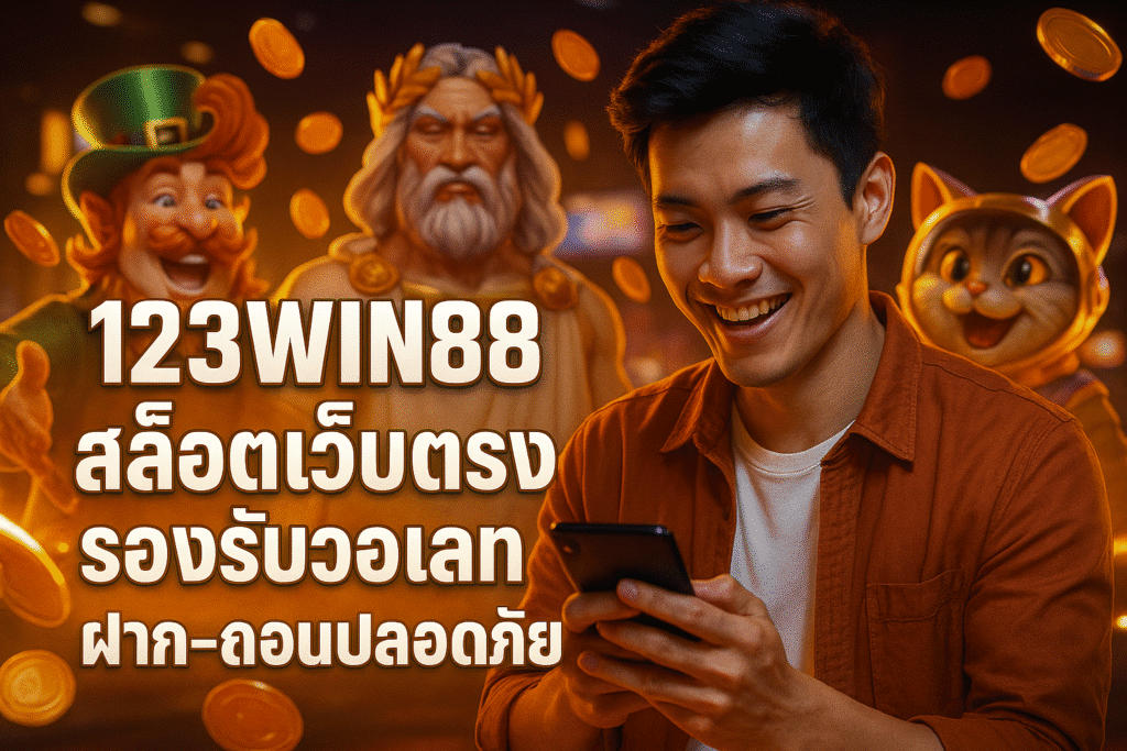 123WIN88 สล็อตเว็บตรง รองรับวอเลท ฝาก-ถอนปลอดภัย