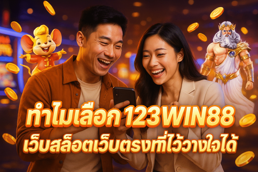 ทำไมเลือก 123WIN88 เว็บสล็อตเว็บตรงที่ไว้วางใจได้