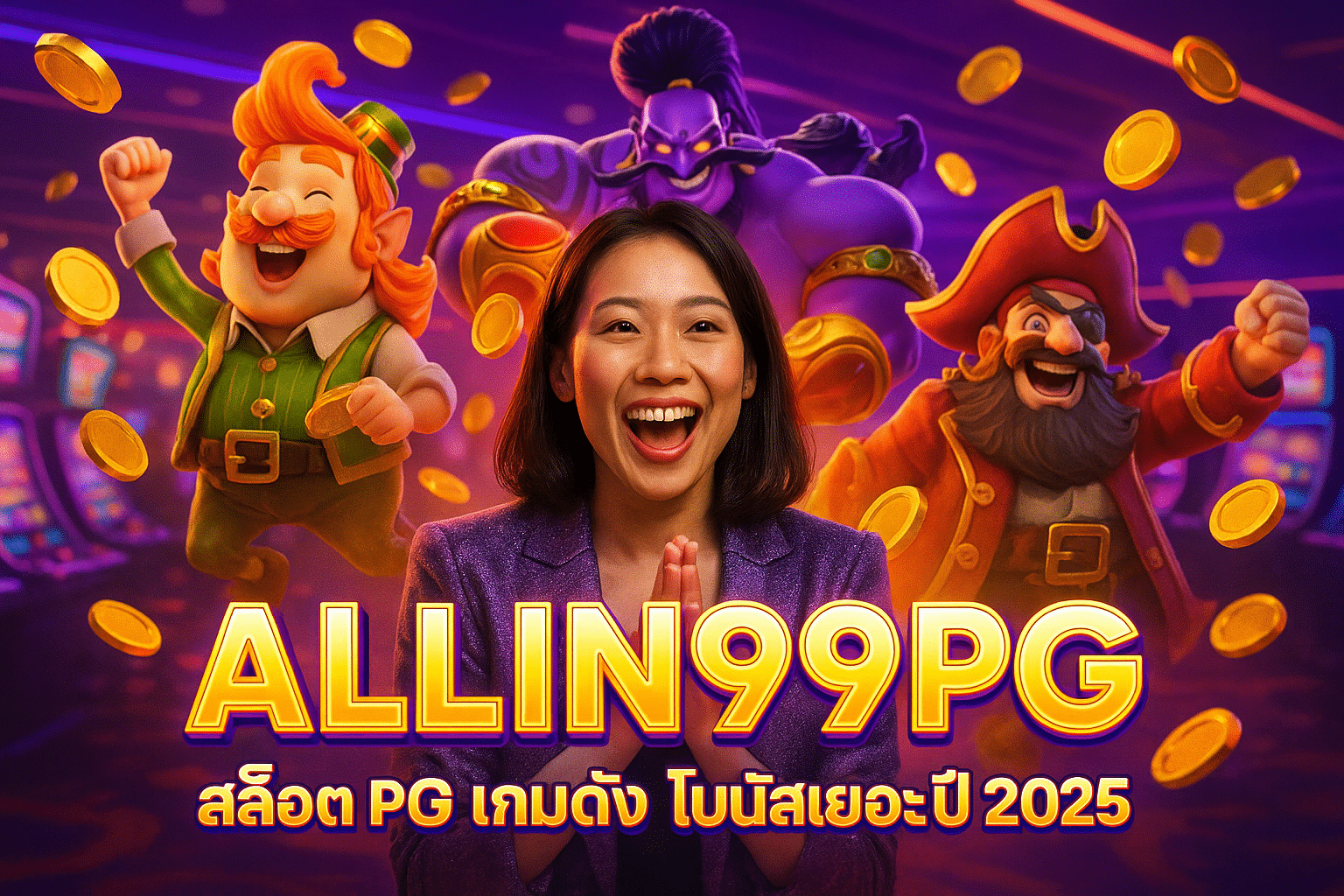 ALLIN99PG สล็อต PG เกมดัง โบนัสเยอะปี 2025